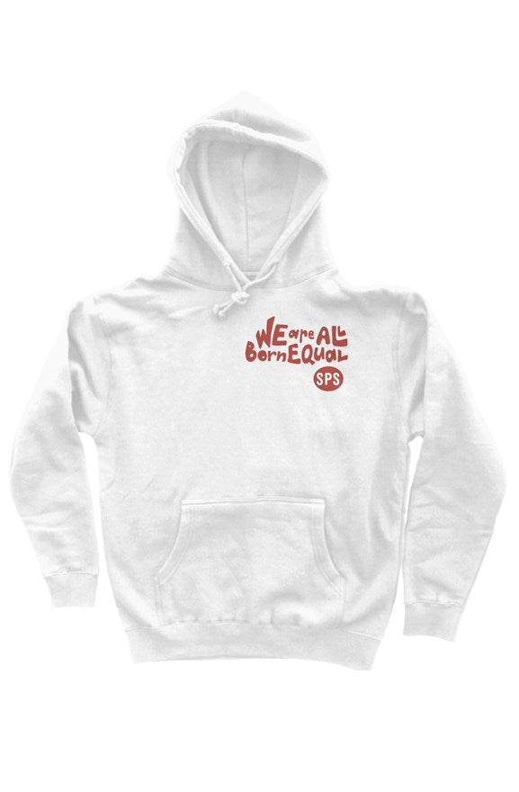 We are All Born Equal Hoodie - St. Paul's White