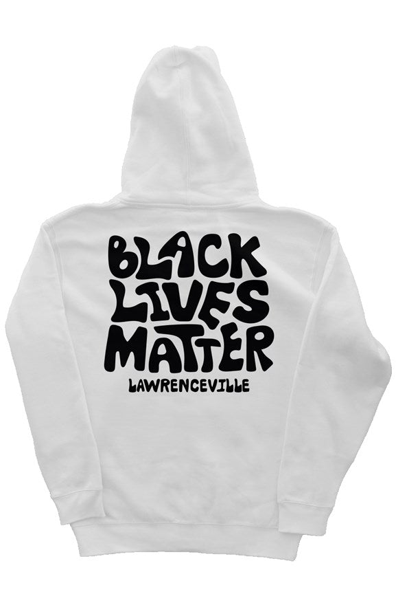 BLM Hoodie - Lawrenceville White