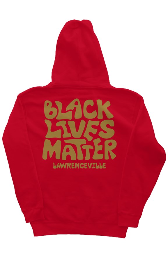 BLM Hoodie - Lawrenceville Red