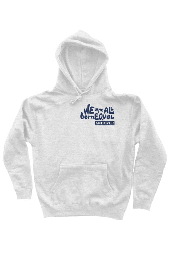 We are All Born Equal Hoodie - Andover Gray