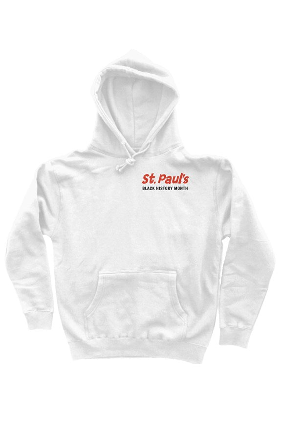 Black History Month Hoodie 2023 - St. Paul's White